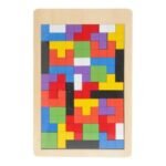 Colorful Wooden Russian Blocks Puzzle