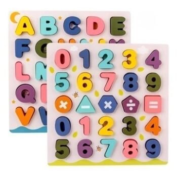 Wooden Letter Matching Puzzle