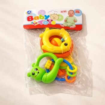 Baby 4Pcs Rattle Set Multicolor