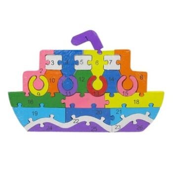 3D Wooden Ship Jigsaw Puzzle