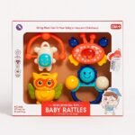 Baby Rattles Pack Of 4 Multicolor
