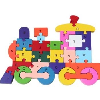 3D Wooden Train Puzzle