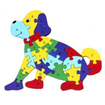 3D Wooden Dog Jigsaw Puzzle