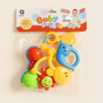 Baby Rattles Pack Of 5 Set Multicolor