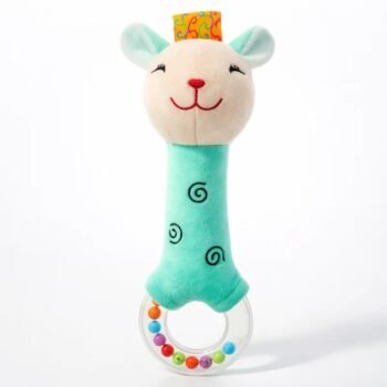 Baby Soft Rattle Bunny Green