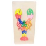 Colorful Wooden Lobster Puzzle