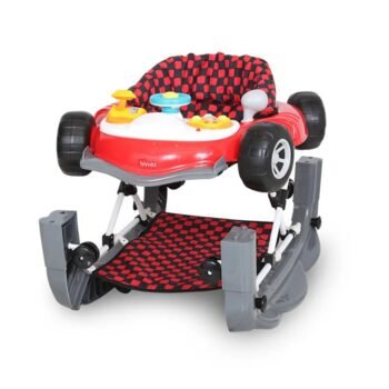 Tinnies Baby Walker Red-Car Shape