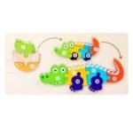 Wooden Crocodile Jigsaw Puzzle