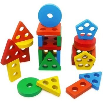 Wooden Blocks Stacking Puzzle