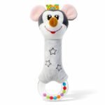 Baby Soft Rattle Mickey Mouse Grey