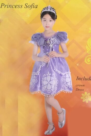 Princess Sofia Costume With Crown