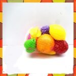 Kids Playing Artificial Fruits