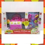 Kids Playing Luxury kitchen Set