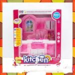 Classic Pink Country Kitchen Set