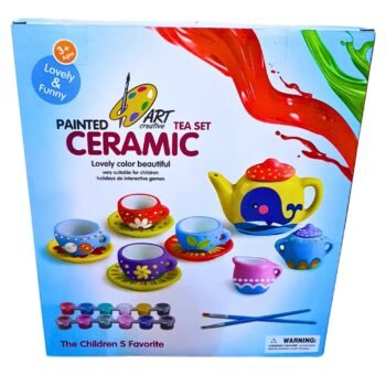 DIY Ceramic Tea Set Painting Kit