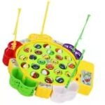 Fishing Game Toy Set with Rotating Board