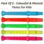 Pack Of 2 - Flute Whistle Kids