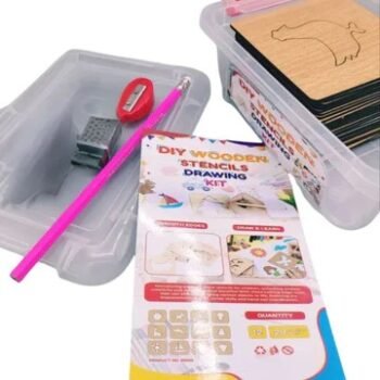 Wooden Stencils Drawing Kit-24 Piece